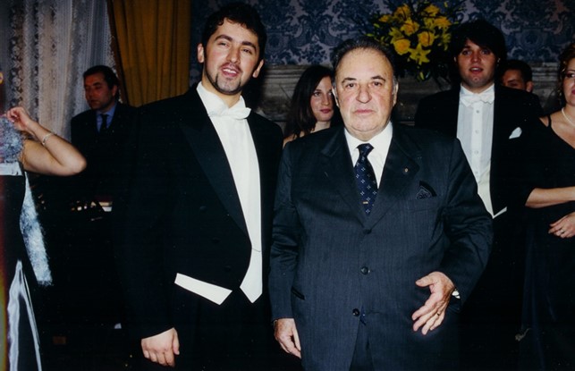 Ritratto del tenore Filippo Lo Giudice